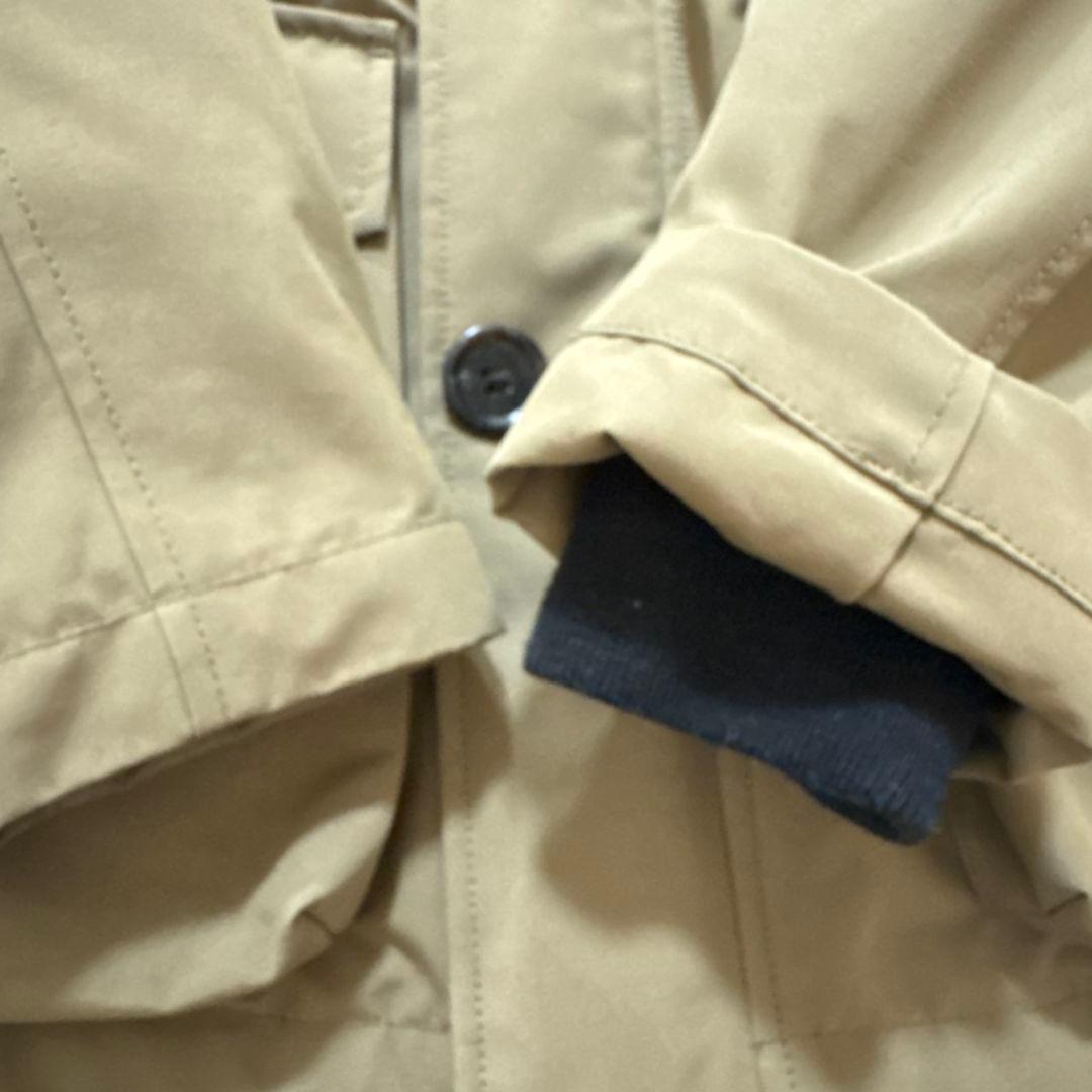 【訳あり】ダントン ダウンジャケット カラシ色 ラクーンファー 34