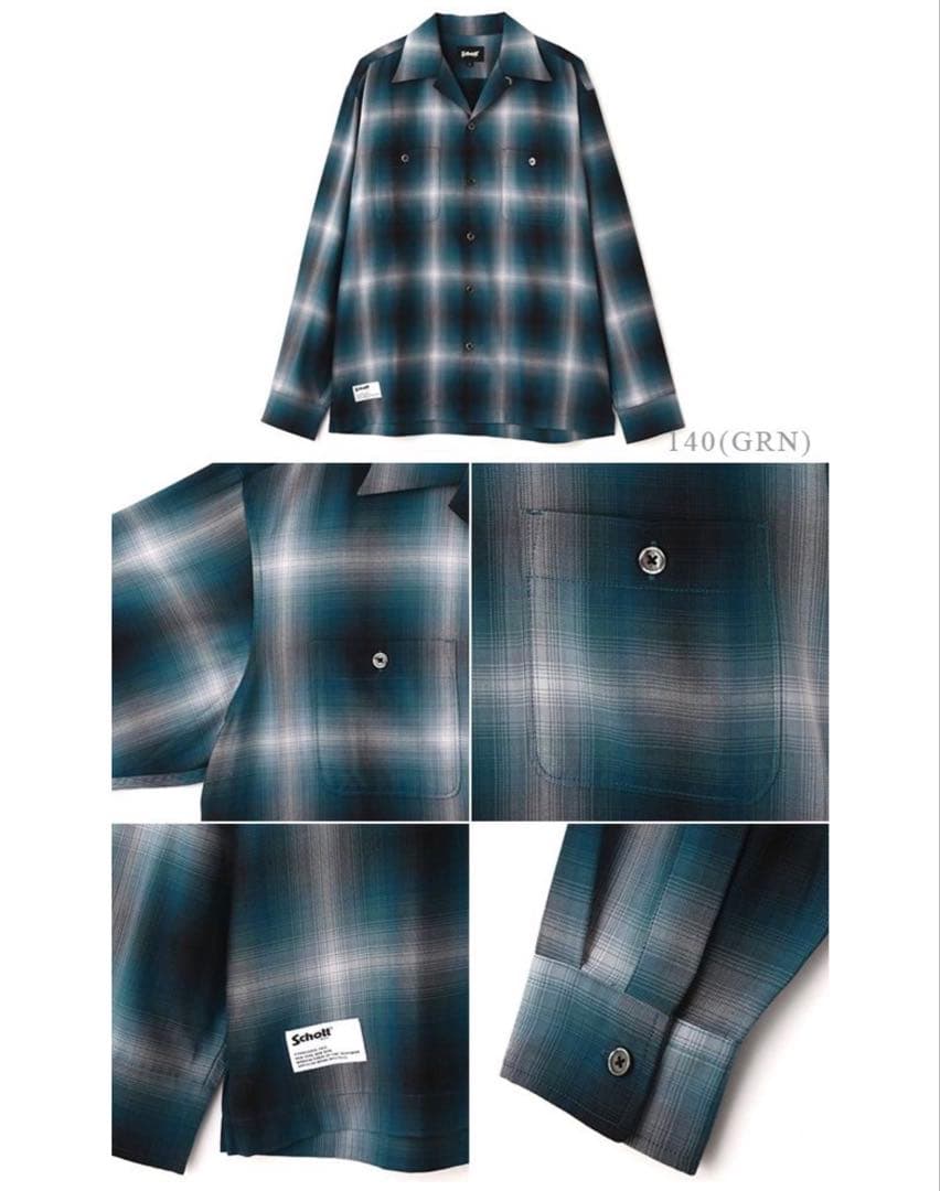 Schott ショット オンブレ　ボードシャツ 定価22,000円　ペンドルトン