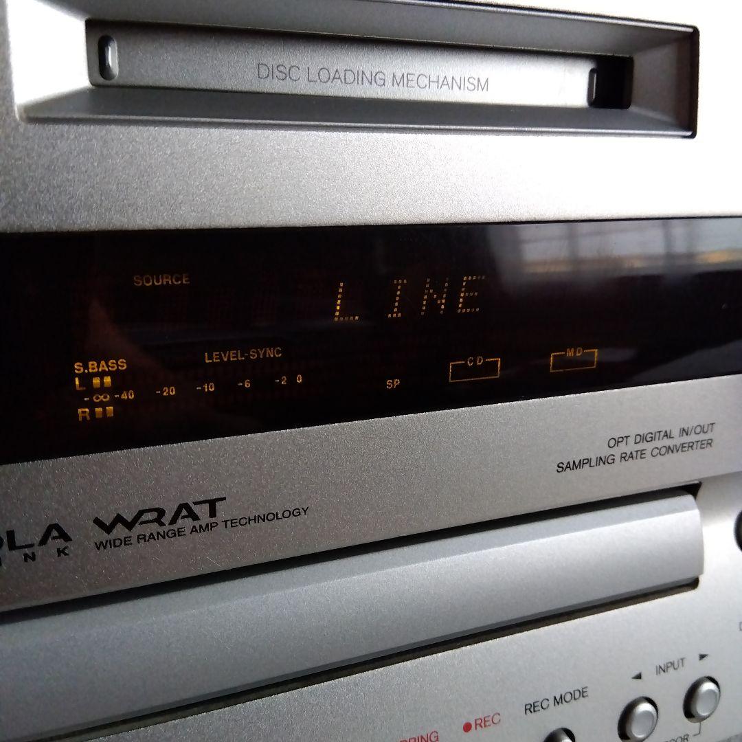 ONKYO FR-X9　CD/MD ミニコンポ本体 リモコン付属、取説あり！