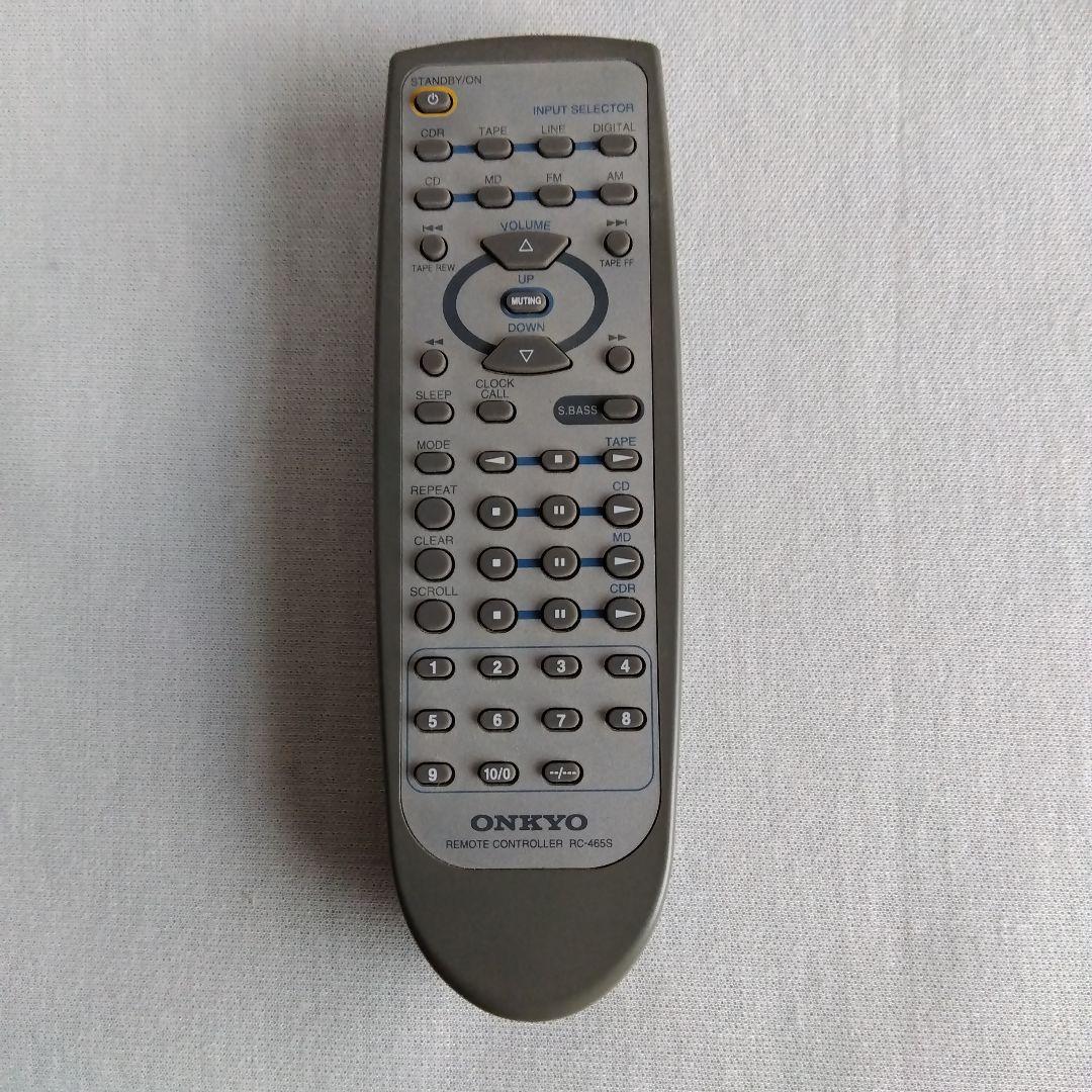 ONKYO FR-X9　CD/MD ミニコンポ本体 リモコン付属、取説あり！