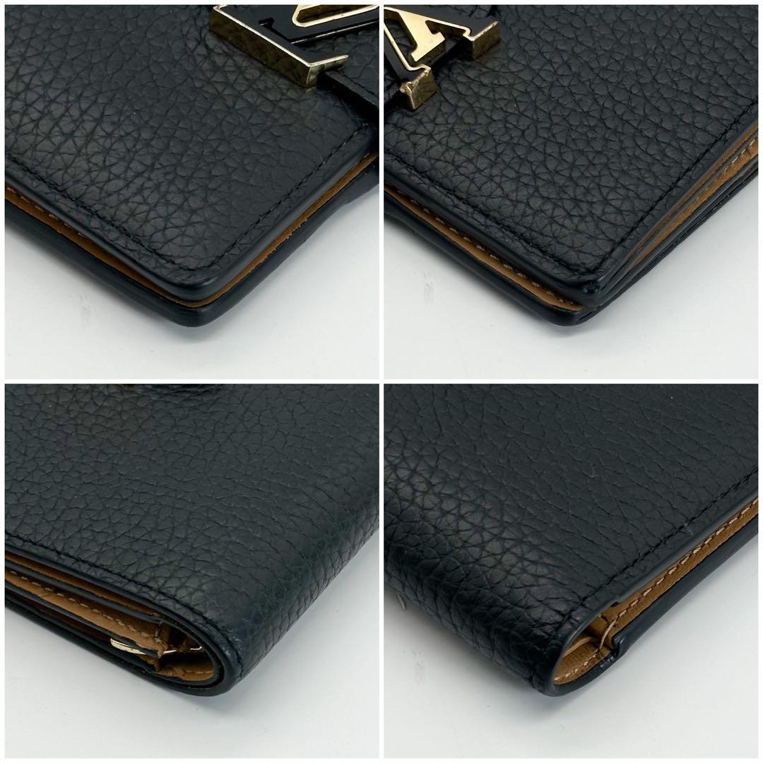 【現行品】ルイヴィトン ヴェルティカルウォレット コンパクト トリヨン 二つ折り