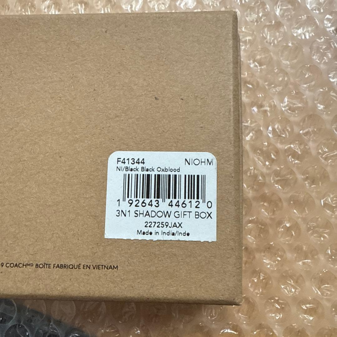 pipe　COACH ブラック カードケース マネークリップ セット