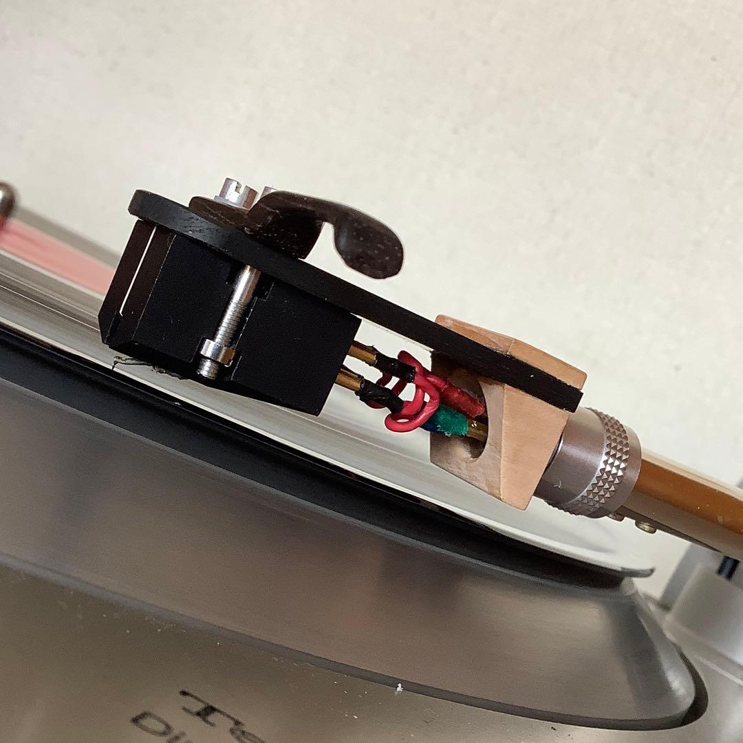 木のヘッドシェル　(備長炭＋レッドロビン　　指掛け、黒檀)  9g