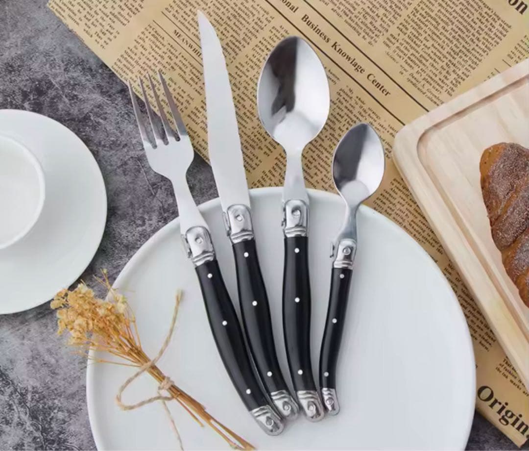Laguiole カトラリーセット 24点 ステンレススチール