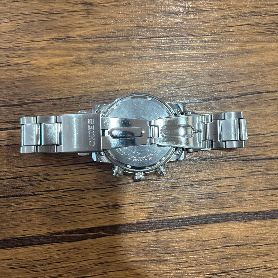 w*n様 SEIKO ソーラークロノグラフ 箱無し　取説付