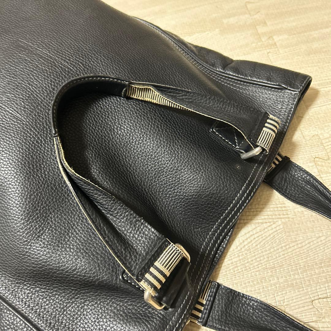 GIVENCHY グレインレザートートバッグ　ブラック