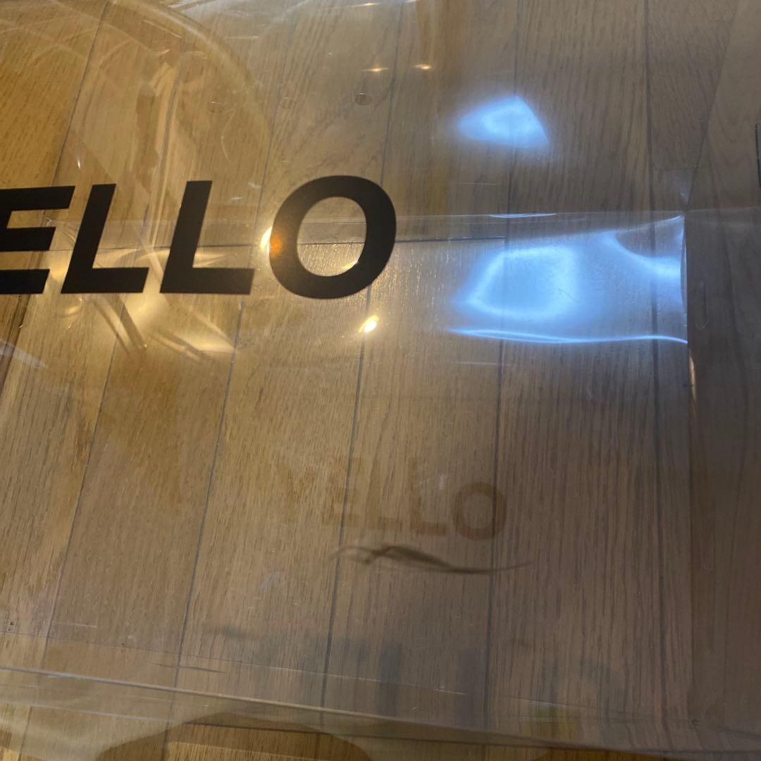 YELLO TOKYO BLACK FOLDOVER イエロー　Lサイズ