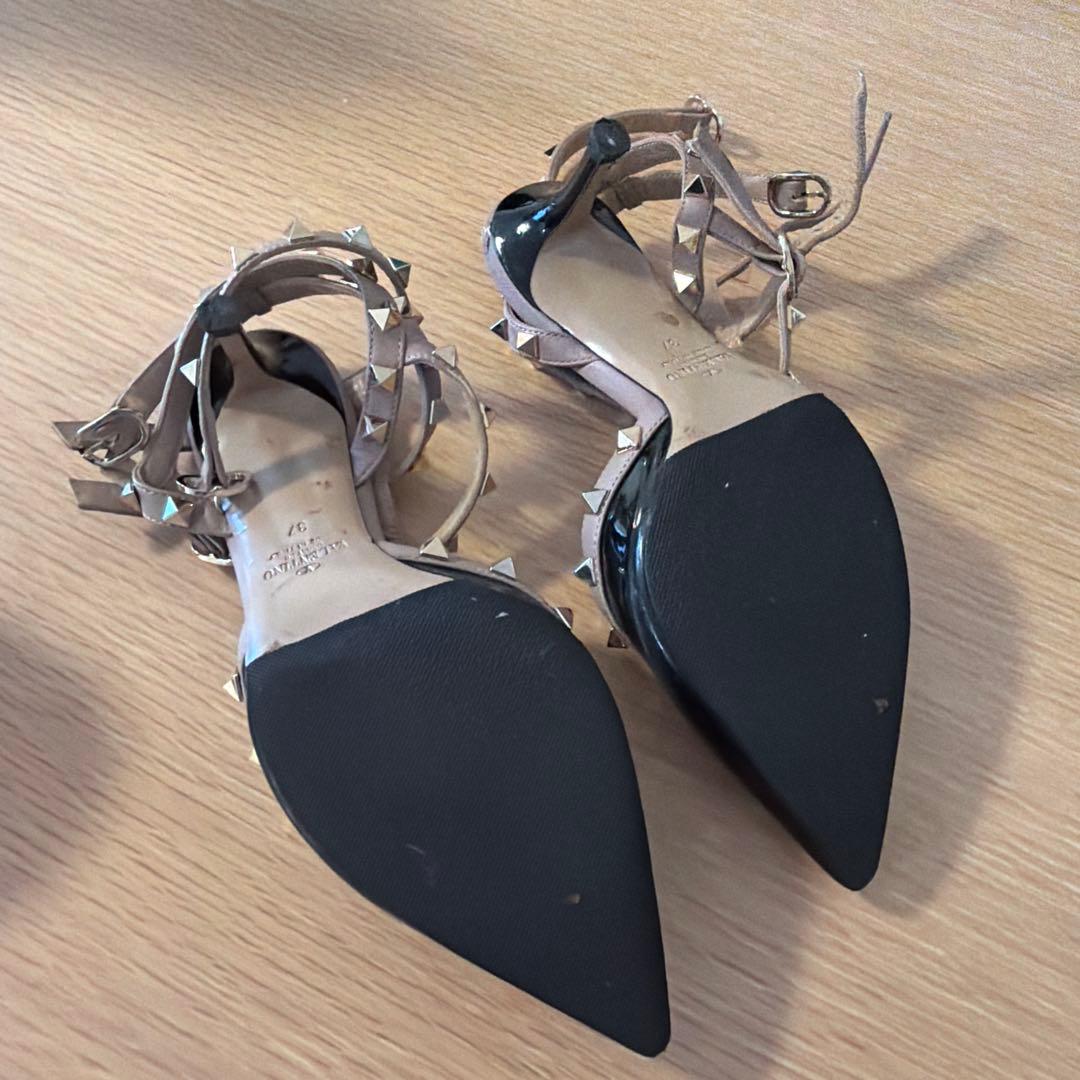 Valentino ロックスタッズヒール　37 (65mm)