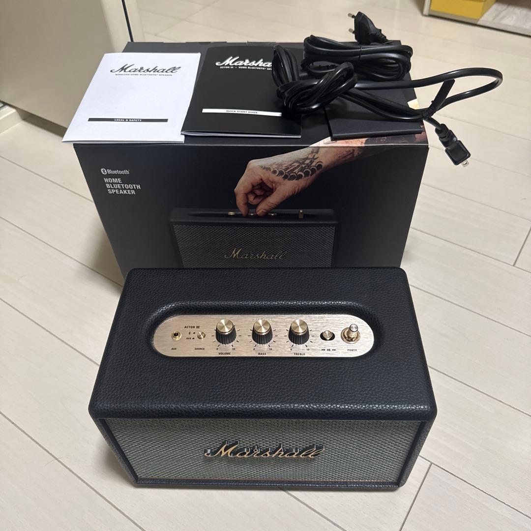 マーシャル　ACTON III　Marshall ワイヤレススピーカーほぼ新品
