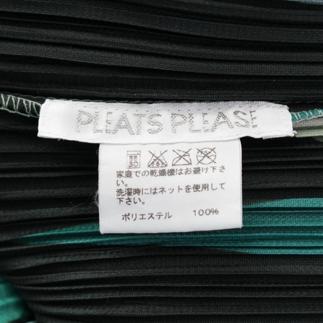 美品✨イッセイミヤケ トップス トップス ポリエステル グリーン M相当 0IC