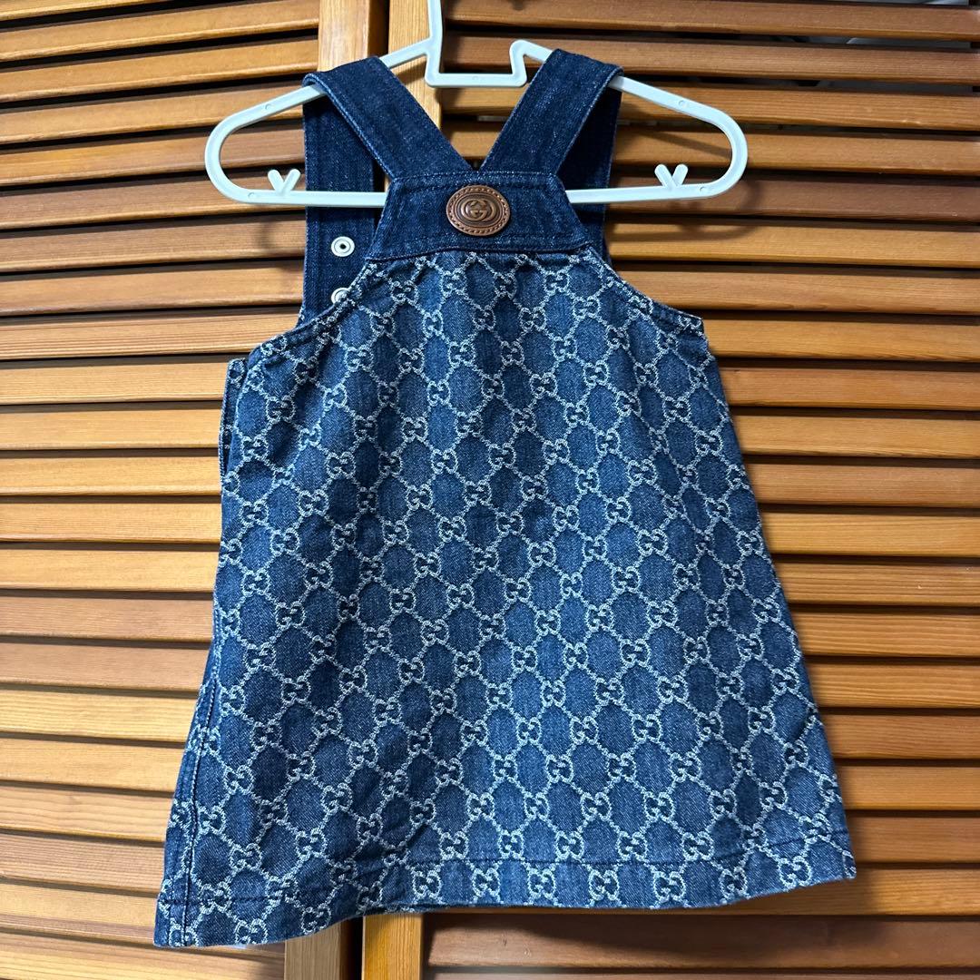 GUCCI デニム ジャンバースカート