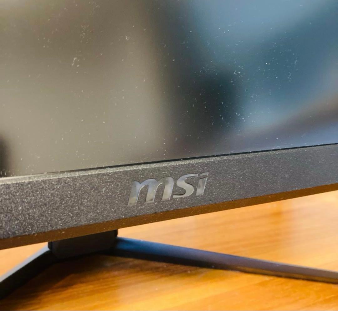 ゲーミングモニター MSI G243 144hz モニターアーム付き