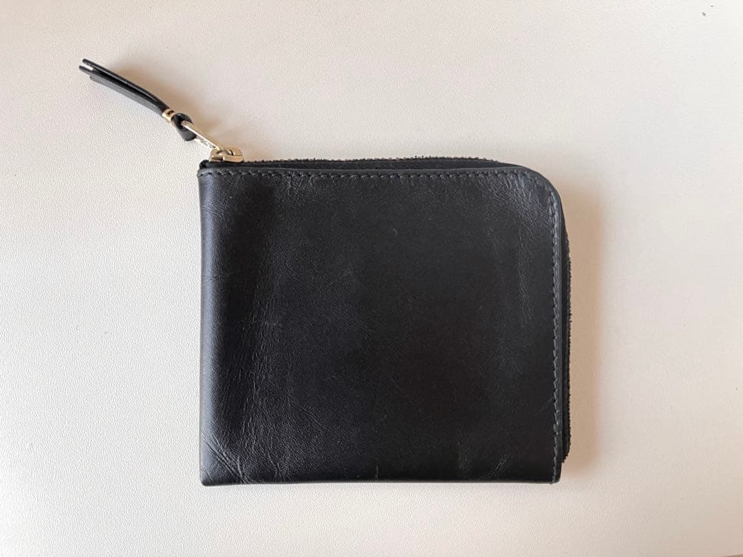 【未使用】COMME des GARCONS L字 ウォレット ブラック