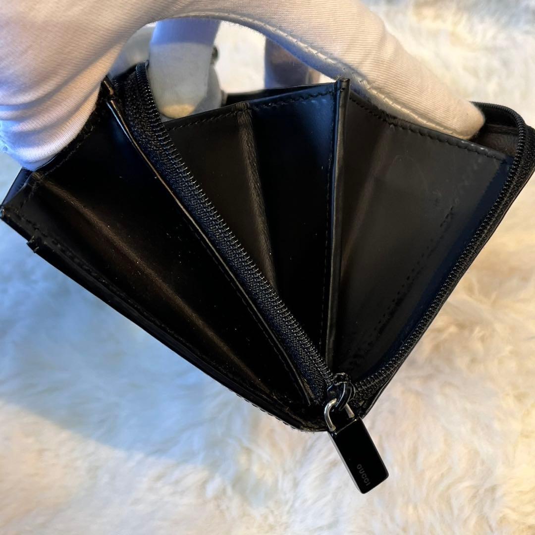 GUCCI ブラック 長財布 箱付き