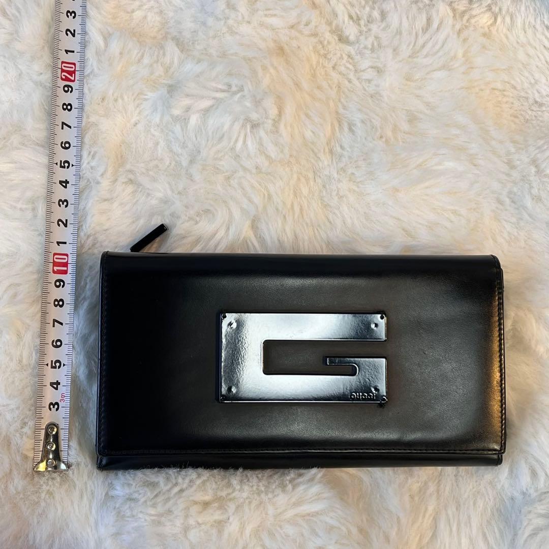 GUCCI ブラック 長財布 箱付き