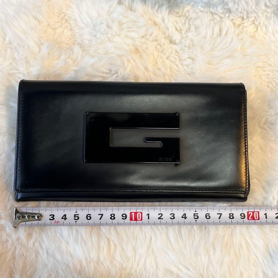 GUCCI ブラック 長財布 箱付き