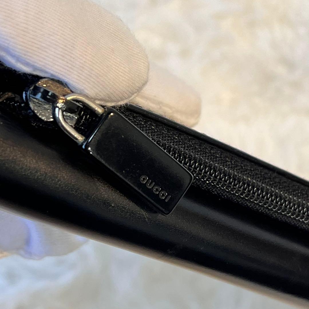 GUCCI ブラック 長財布 箱付き