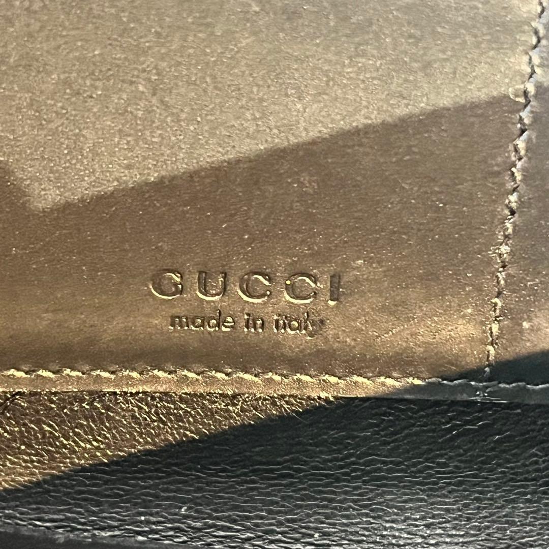 GUCCI ブラック 長財布 箱付き
