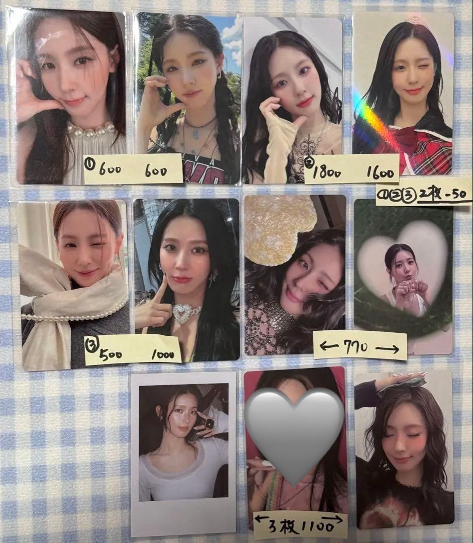 (G)I-DLE アイドゥル ミヨン 特典 トレカ セット⓪