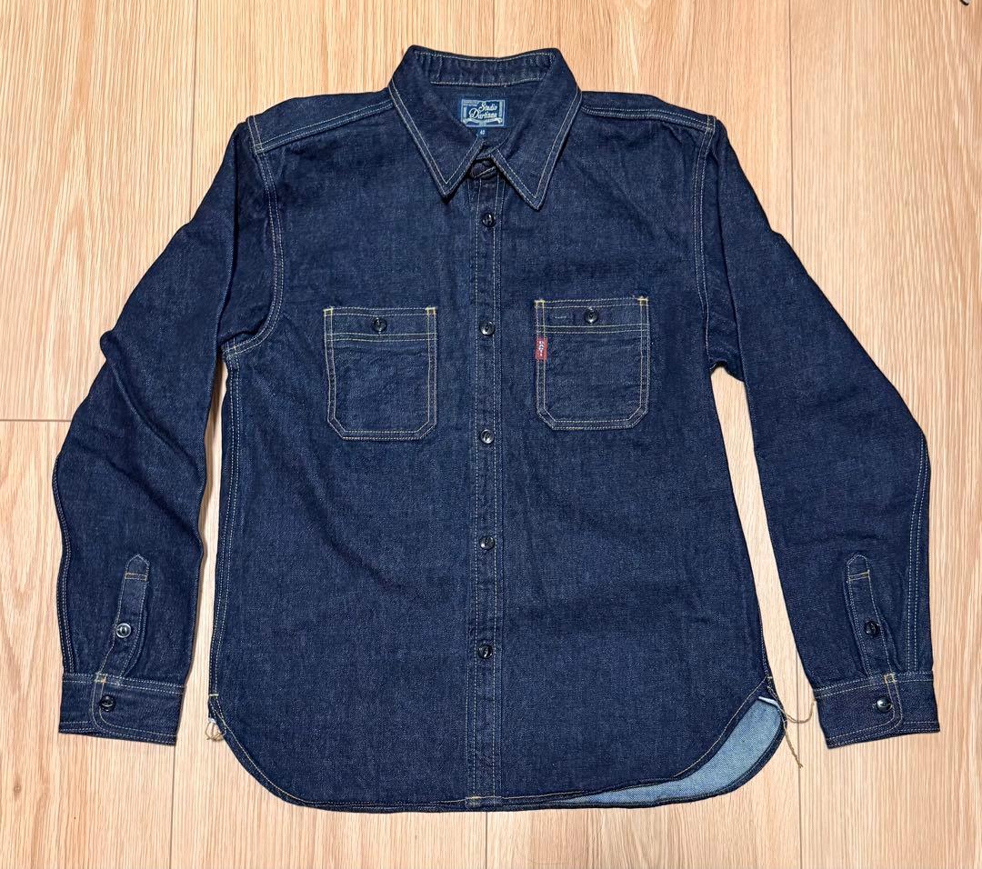 Studio Dartisan インディゴデニムシャツ 40