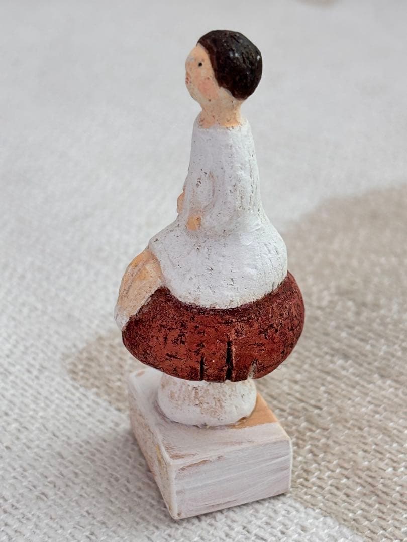 にしおゆき　オルガン社　陶人形　きのこガール