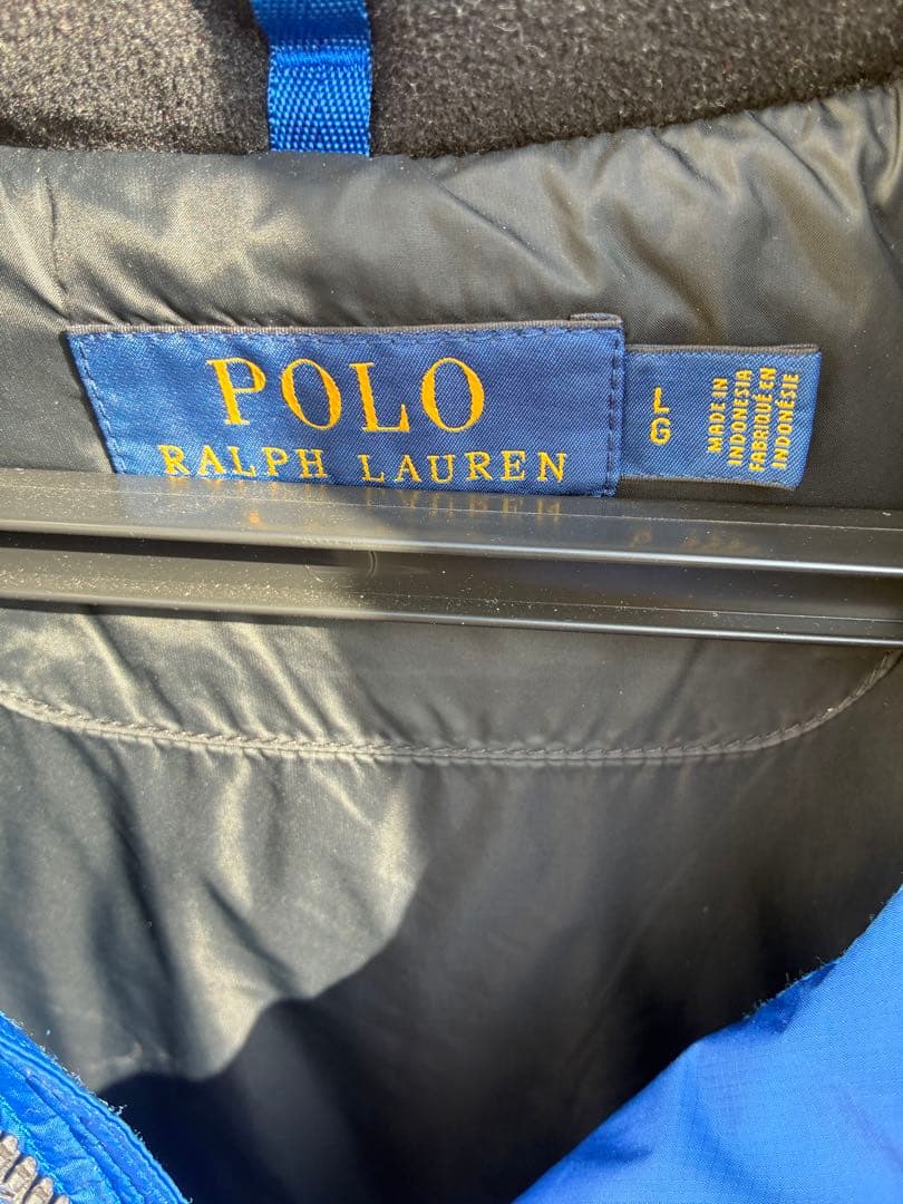 POLO Ralph lauren ダウンジャケット 青　180/100A L