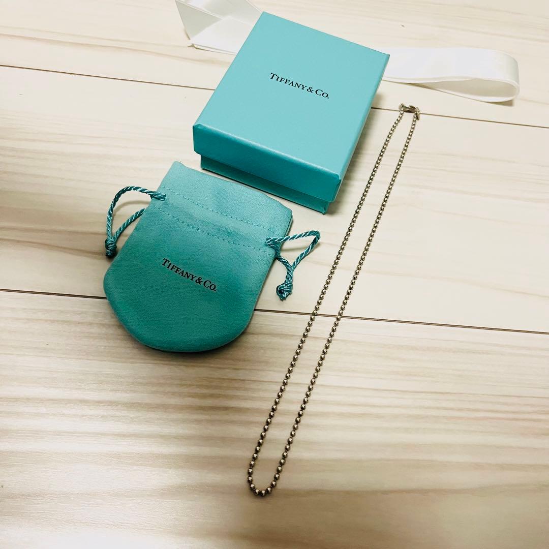 【廃盤レアモデル】TIFFANY＆CO ティファニー ビーズチェーン 20in