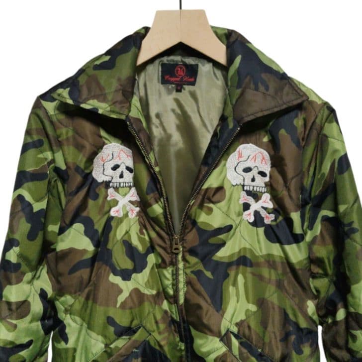 和彫りのジミー☠ベトジャンキルティングジャケット☠ギャングキングクロップドヘッズ