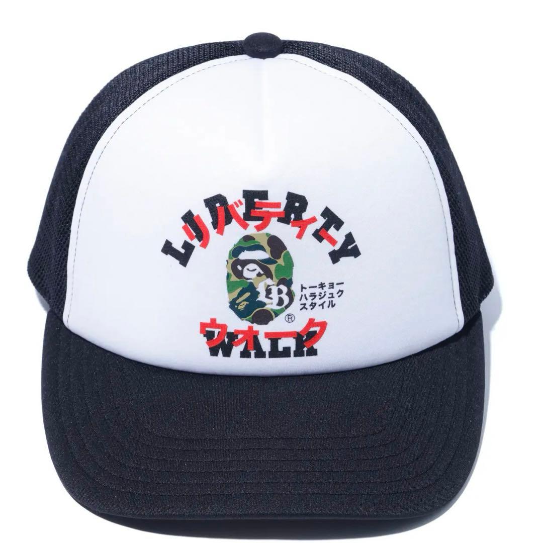A BATHING APE LIBERTY WALK CAP キャップ