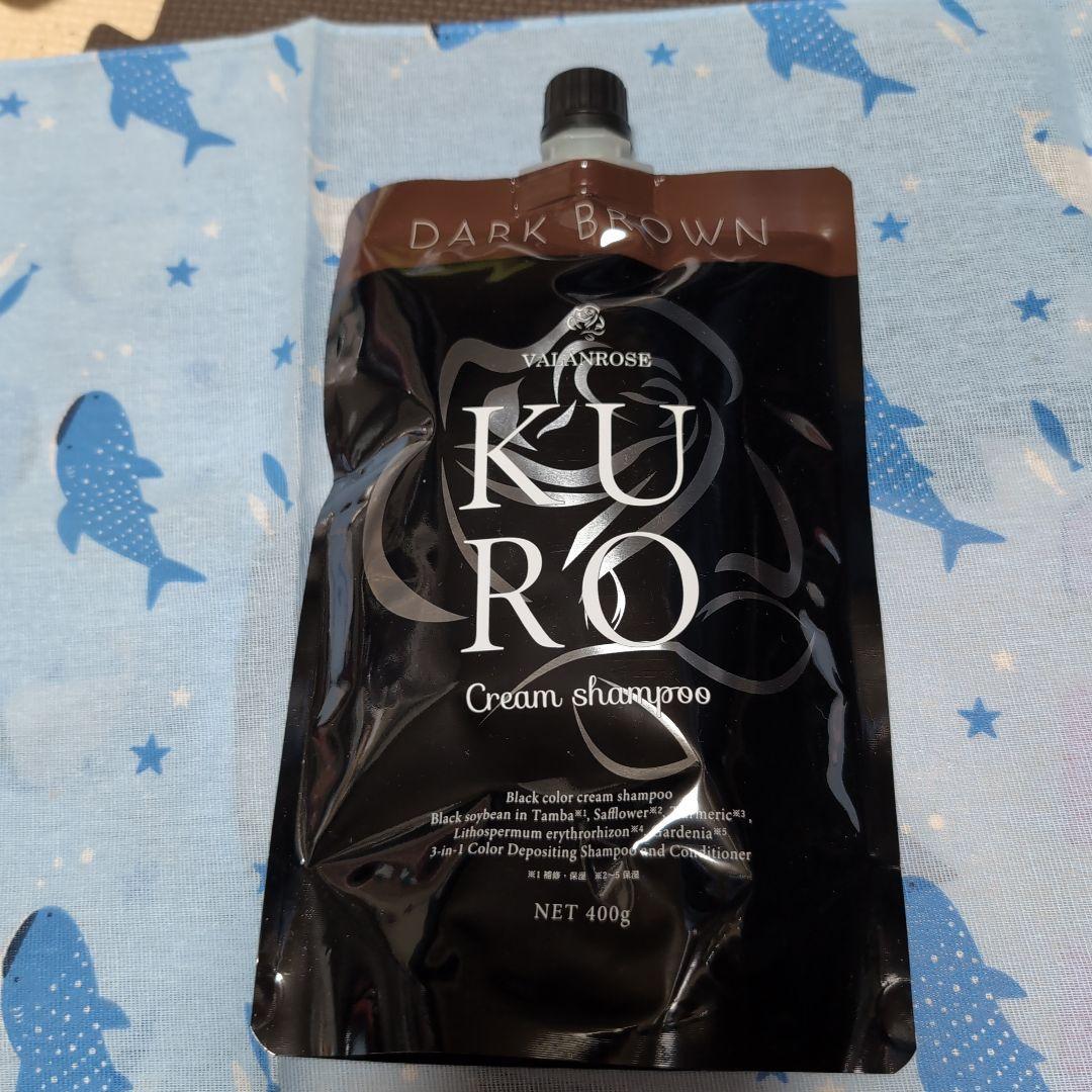 B.VALANCE バランローズ KUROクリームシャンプー 400g 白髪染め