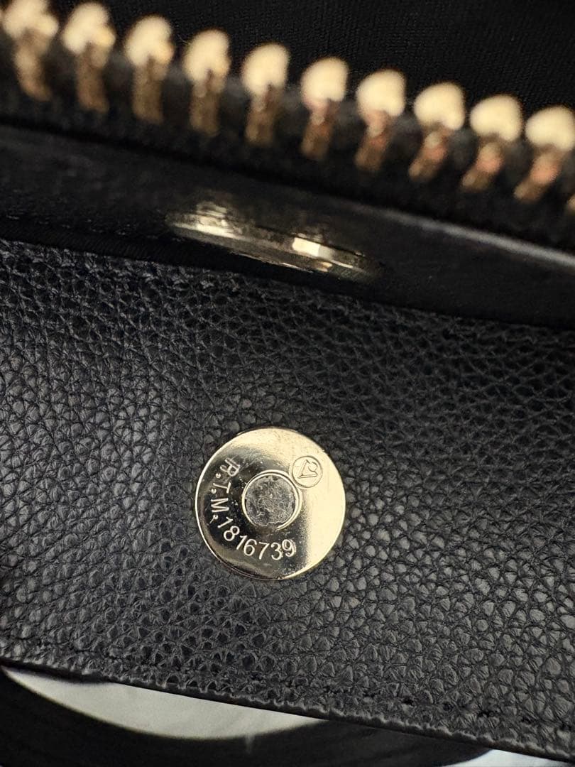 Paul Smith マルチストライプハンドル レザー トートバッグ ブラック