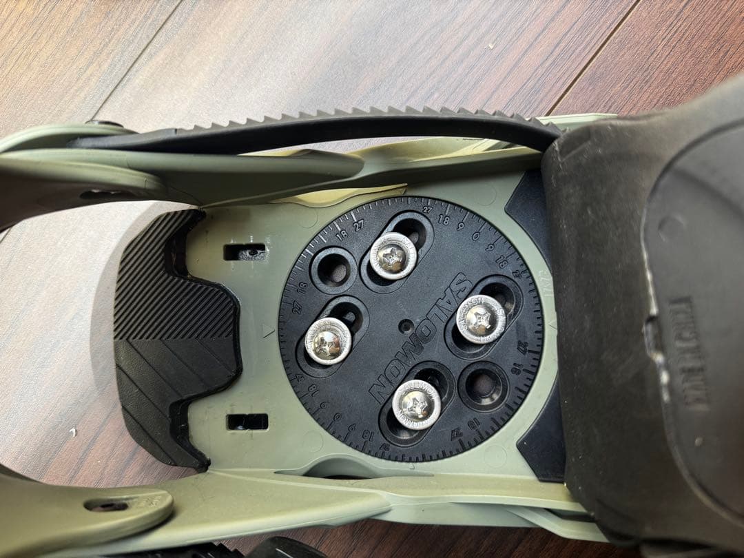 サロモン スノーボード ビンディング リズム Sサイズ グリーン