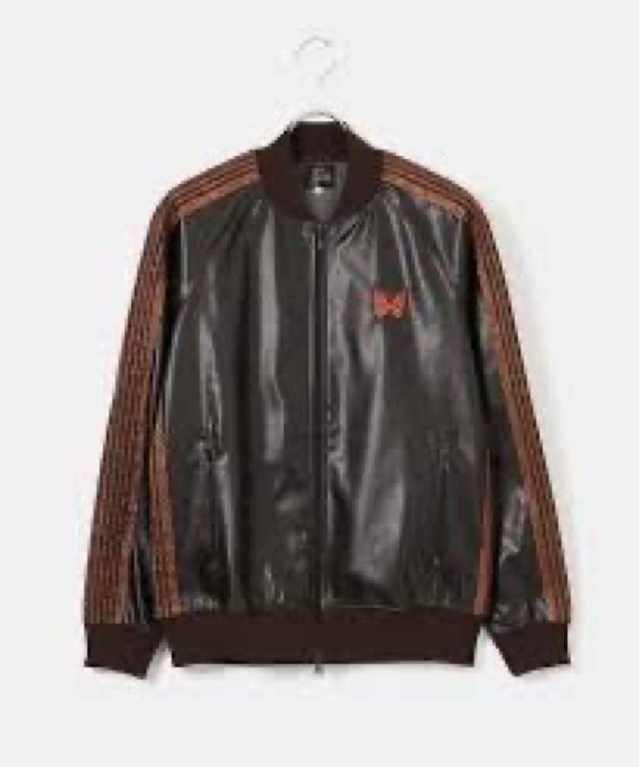 (美品)Needles レザージャケット ブラウン