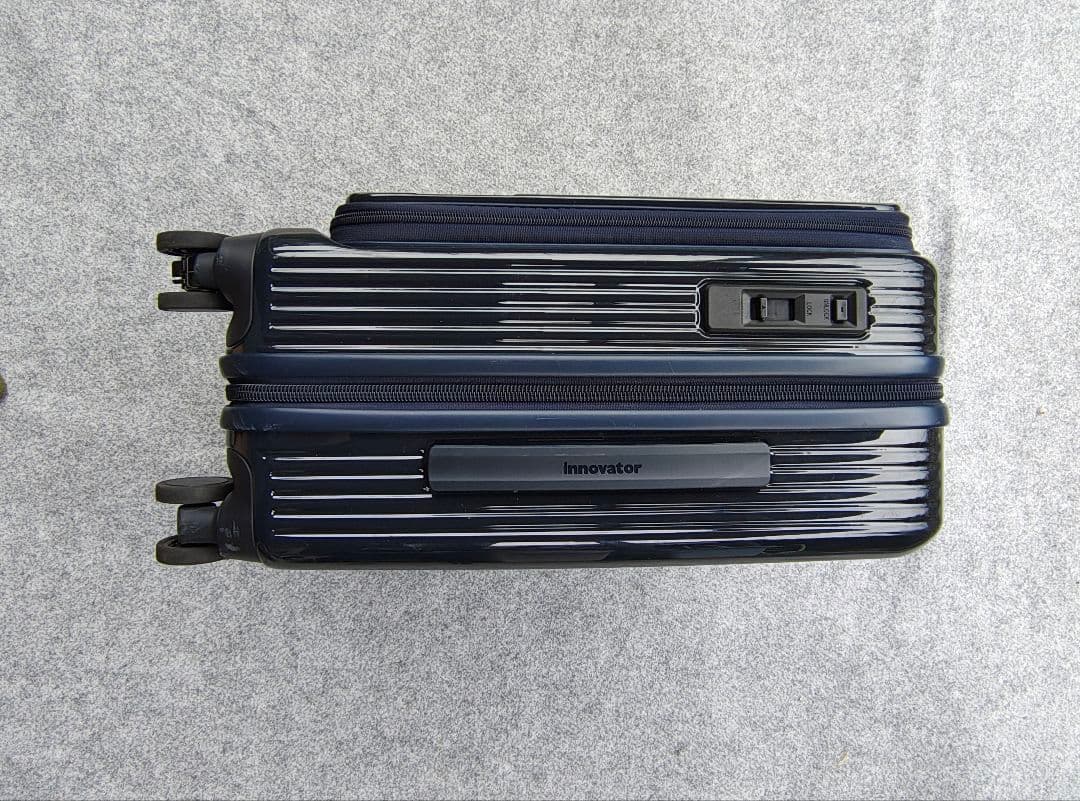 保証1年3ヶ月残 Innovator ネイビー ストライプキャリーカート