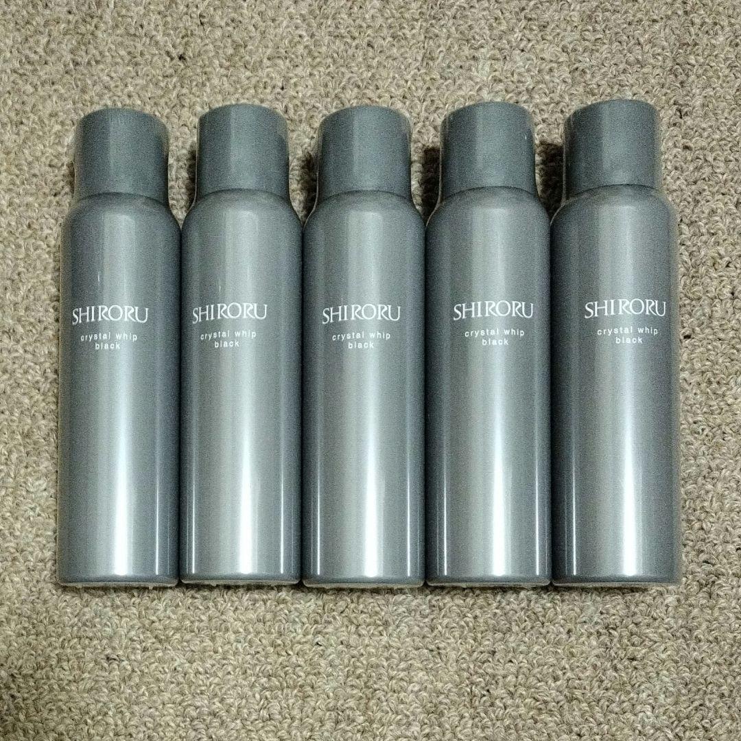 【新品未開封】SHIRORUシロル クリスタルホイップ ブラック 5本セット
