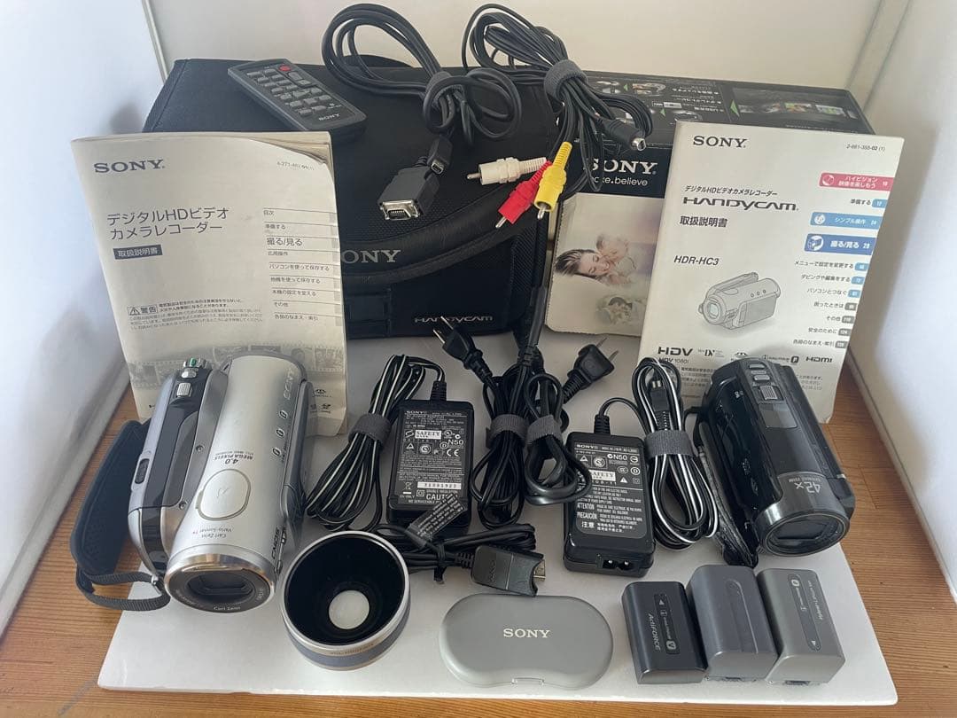 SONY HDR-CX180 SONY HDR-HC3 （レンズ付き）
