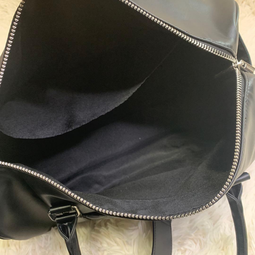 Riu Leather traveling bag キルティング　ボストンバッグ