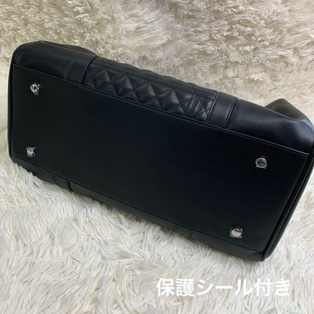 Riu Leather traveling bag キルティング　ボストンバッグ