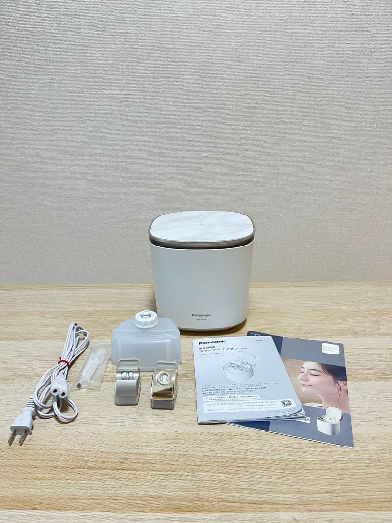 【全部品有り】【美品】Panasonic スチーマーナノケア EH-SA0B-N