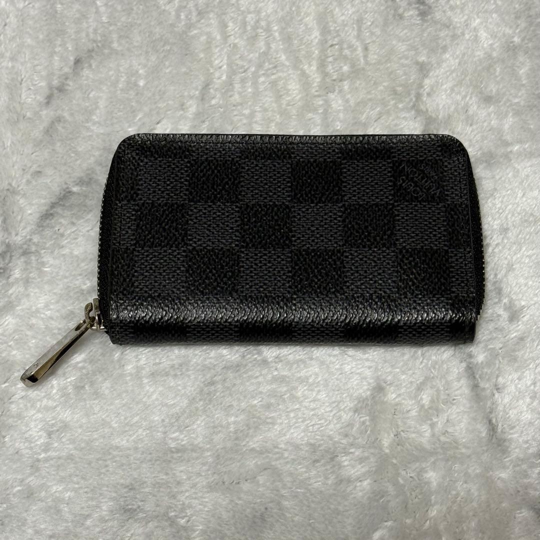エ*ル様 ルイヴィトン ダミエグラフィット ジッピーパース 小銭入れ　コイ