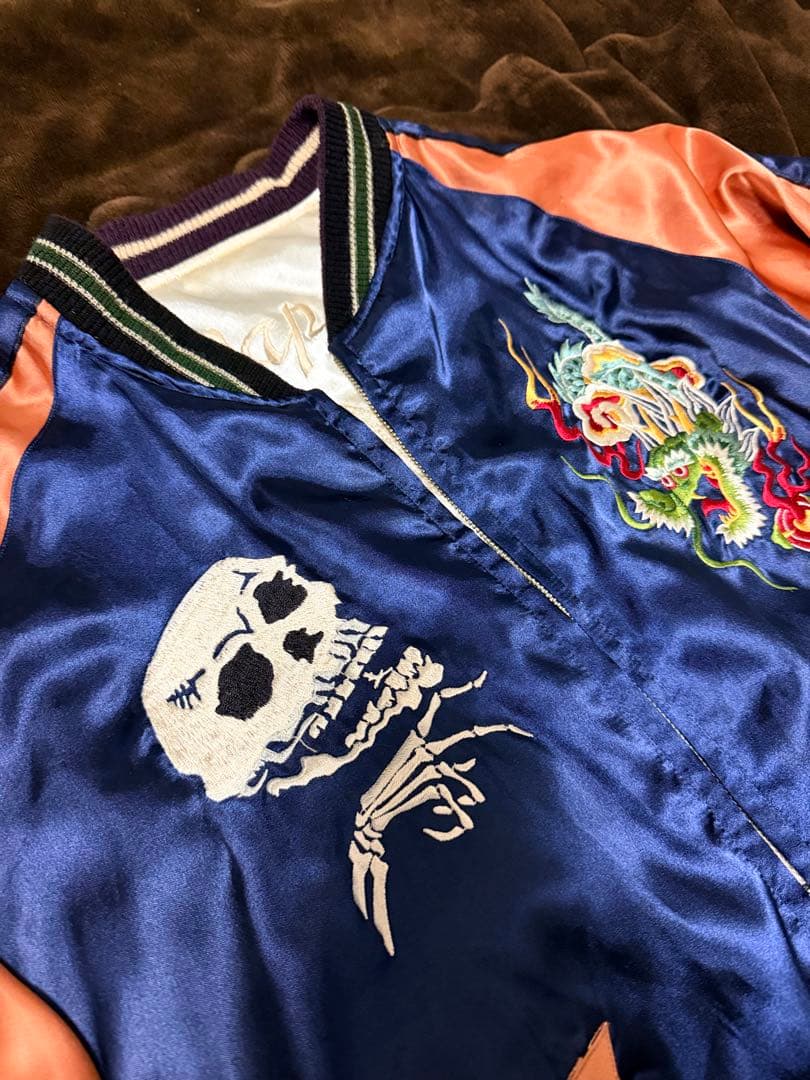 美品 ２面用 テーラー東洋 虎 富士山 日本限定 スカジャン vintage