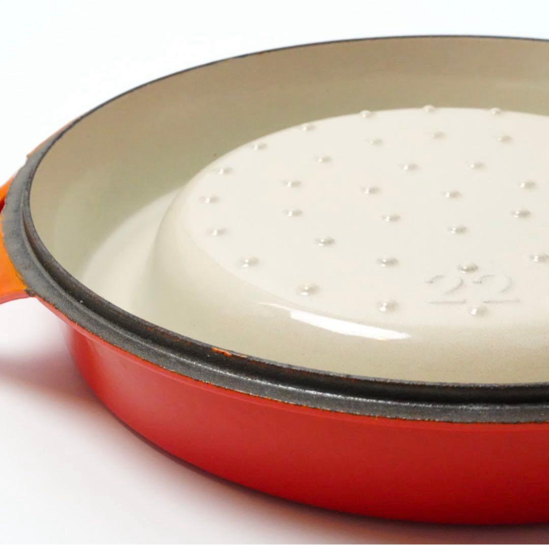 【希少】COUSANCES DOUFEU　クーザンス デュッフ鍋　オレンジ　22