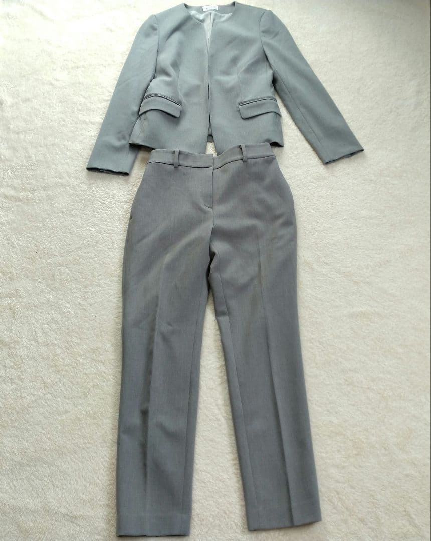 美品 ✨プラステ　ウォームリザーブキーネックジャケットスーツセットアップ