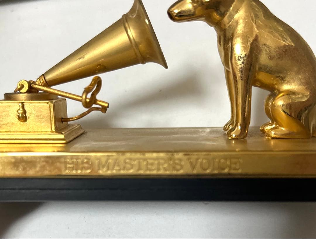 最終お値下げ◉ビクター　ニッパー犬と蓄音機の置物　希少