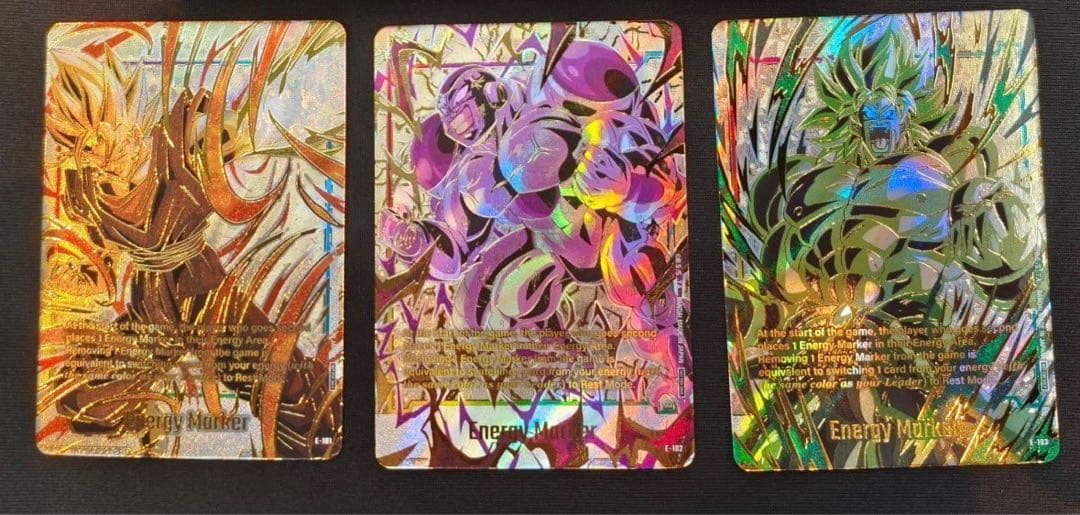 チャンピオンシップエナジーマーカー 未開封3枚(ベジット、フリーザ、ブロリー