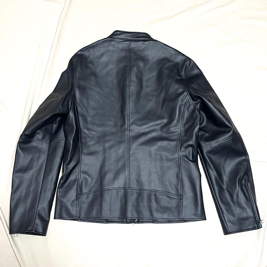 【新品タグ付き】ビームス　シングルライダース　レザージャケット　近年モデル　L