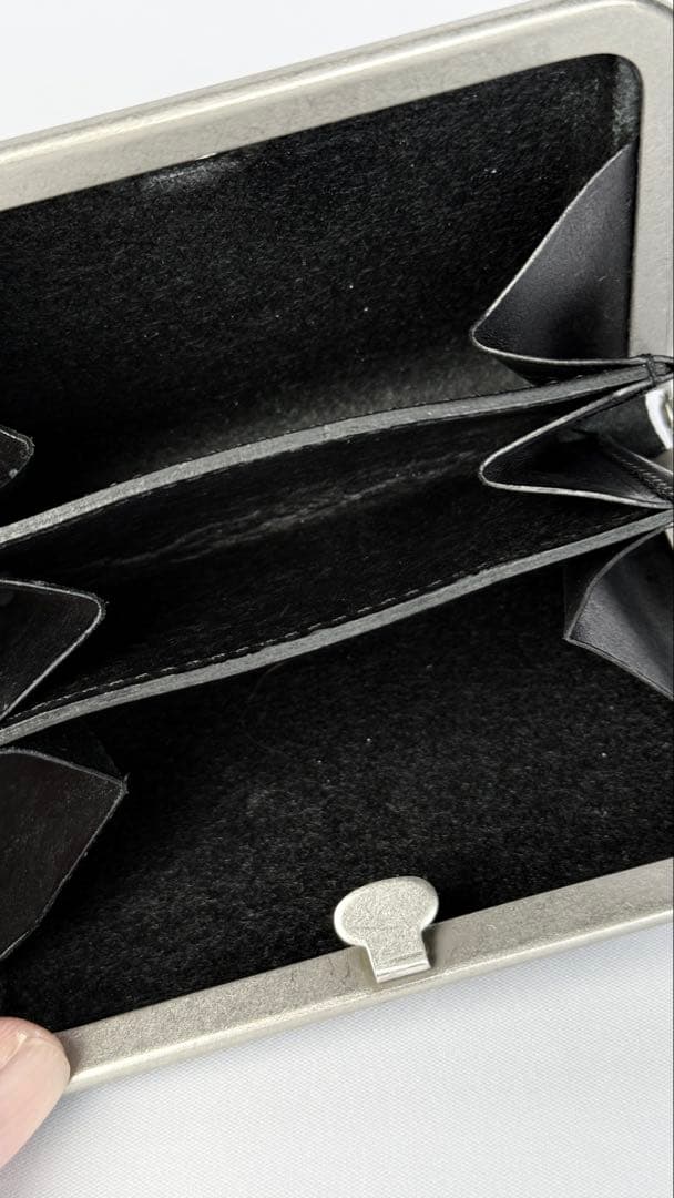 【美品】Hender Scheme ブラックレザー、カード、ケース