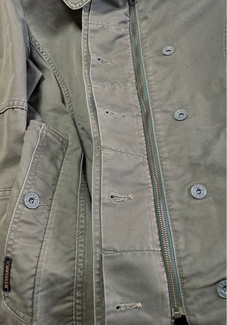 激レアヴィンテージヒステリックグラマー春ヴィンテージカバーオールミリタリーコート