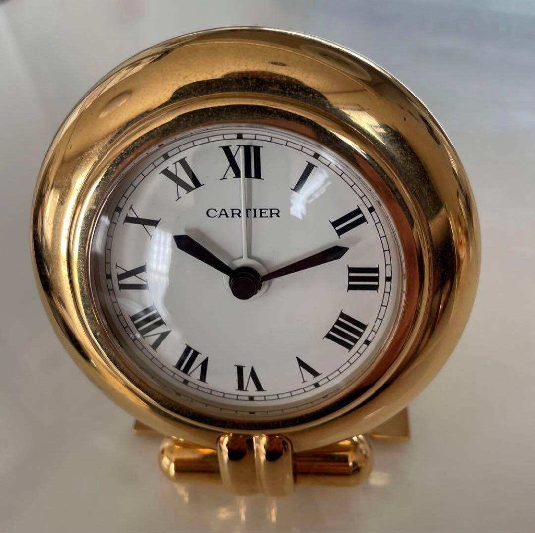CARTIER カルティエ コリゼ 置時計　トラベルウォッチ　稼働品