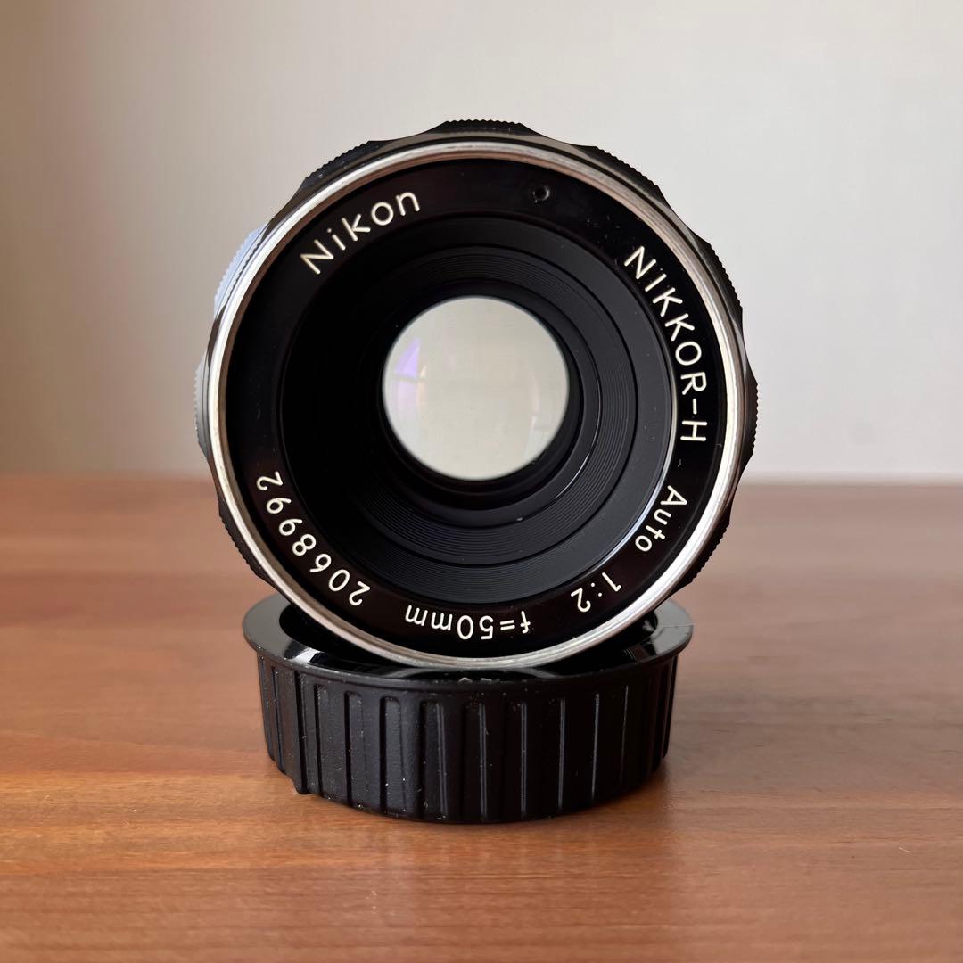 【美品】Nikkor-H Auto 50mm f2 + NIKOMAT FTN